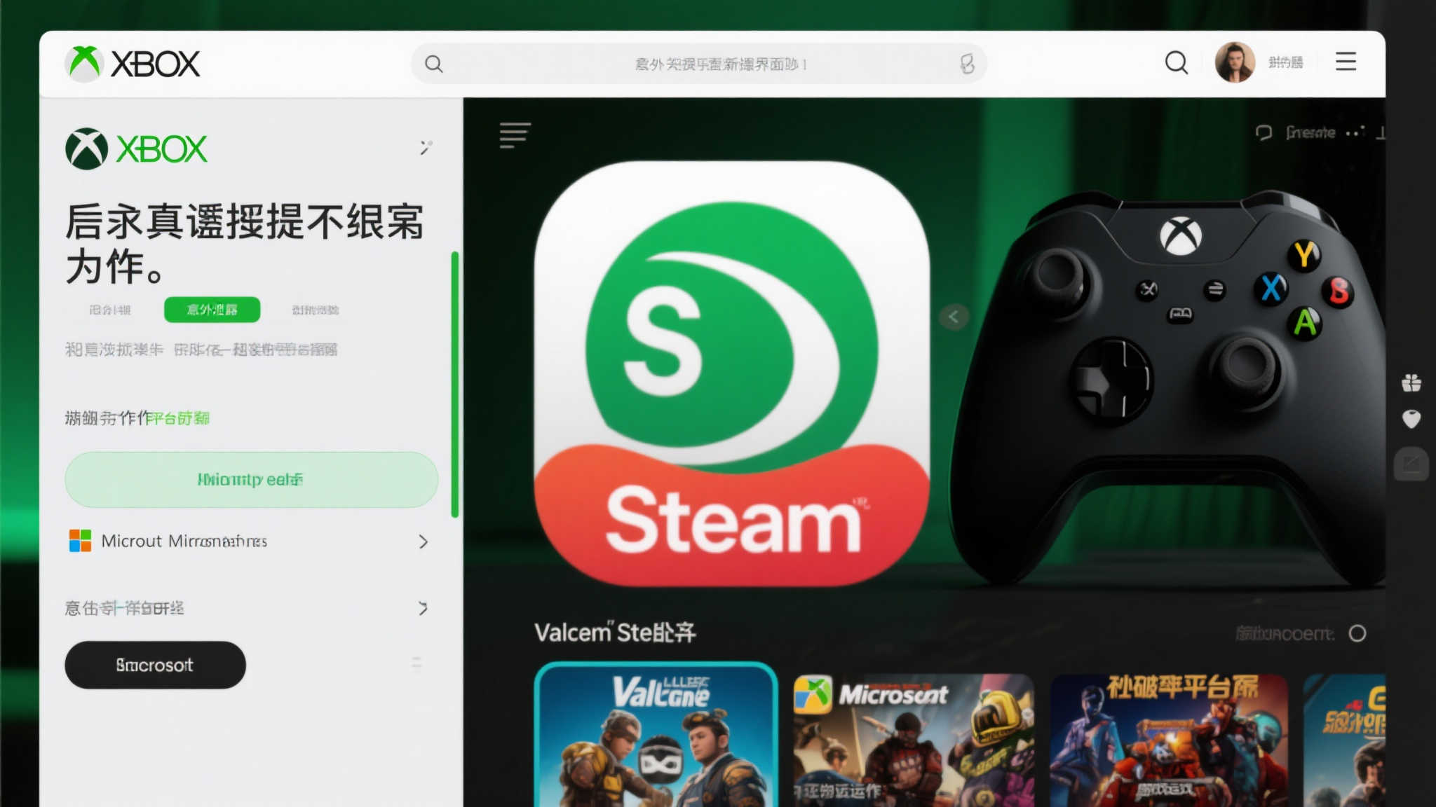 Xbox界面惊现Steam集成迹象,是否即将官宣? 泄露事件的始末-真相还是谣言
据网络流