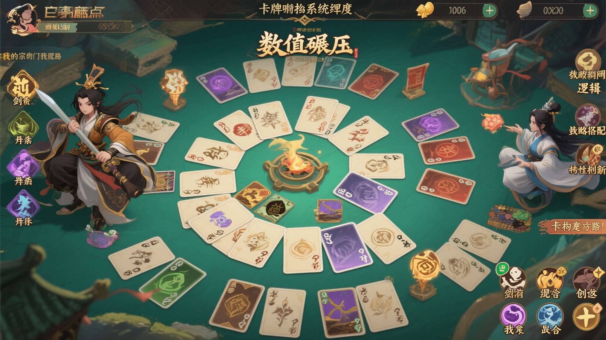 游戏最大的亮点在于其卡牌构筑系统的深度。不同于市面上许多卡牌游戏的"数值碾压"逻